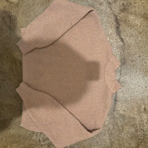 HOLLISTER Easy Cozy Waffle Mock-Neck Sweater